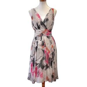 Vintage Cocktail Dress 8 Y2K Silk 90s Fairy Semi Formal Small Party Spiegel Med